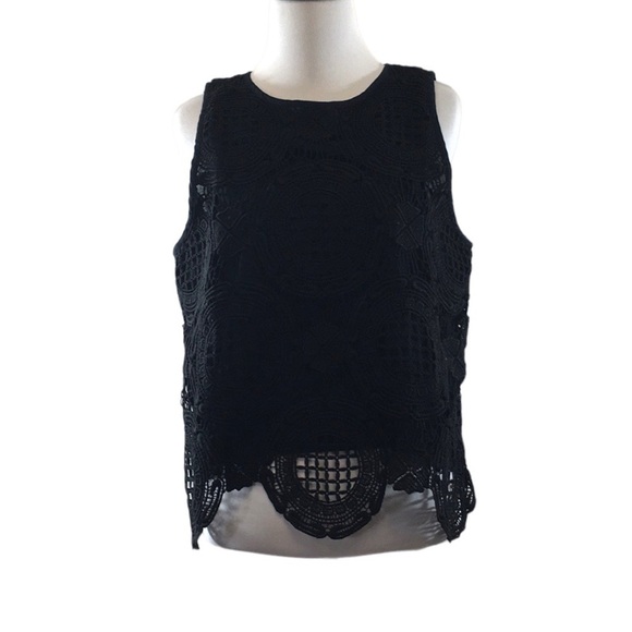 Banana Republic Blace July Lace Tank Top Womens Small Sleeveless - Picture 1 of 10